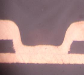 Plasma處理沉鍍銅後