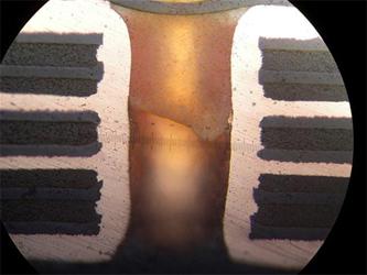  等離子除膠後PTH的切片-黄瓜视频下载APP视频等離子處理係統