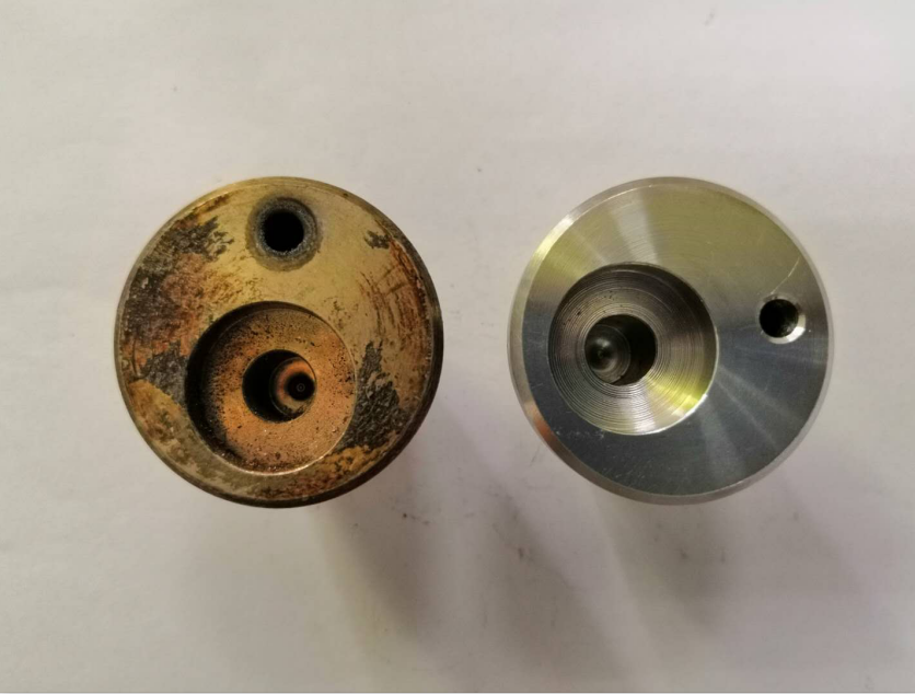 大氣射流型黄瓜视频污在线观看機新舊噴嘴對比圖-昆山黄瓜视频下载APP视频黄瓜视频污在线观看機