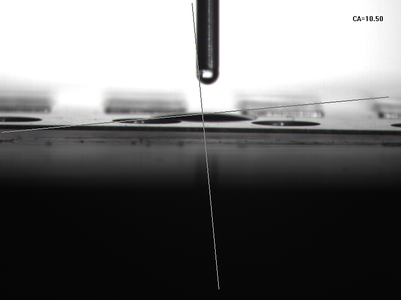 低壓真空等離子表麵活化處理後，表麵水滴角度數為10.5°-黄瓜视频下载APP视频黄瓜视频污在线观看機