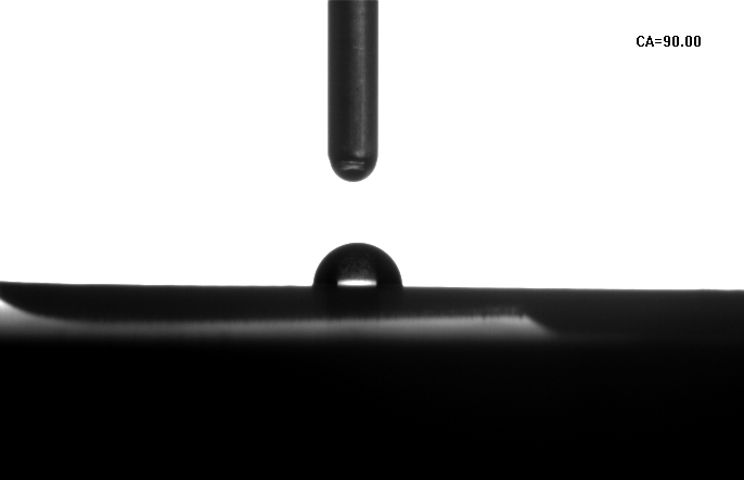 矽橡膠未經等離子處理，水滴接觸角90°-黄瓜视频下载APP视频