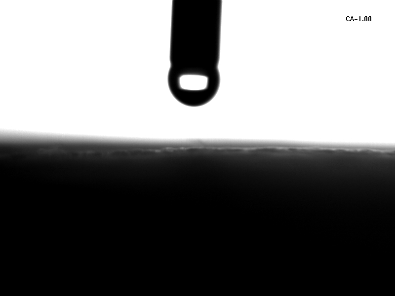 PET無塵布等離子聚合處理前水滴角度數為1°-黄瓜视频下载APP视频